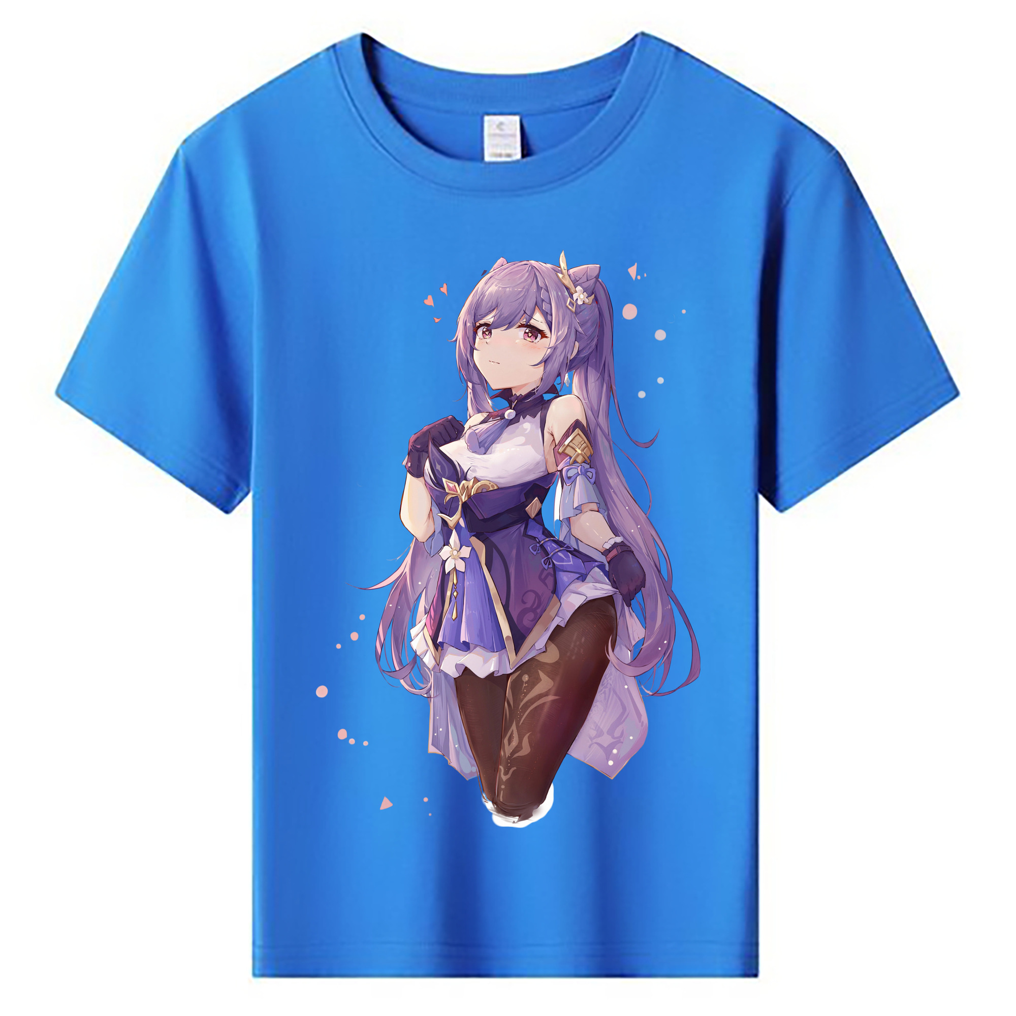 げんし神 刻晴 こくせい genshin Kokusei 綿100％キッズTシャツ（フロントプリント）